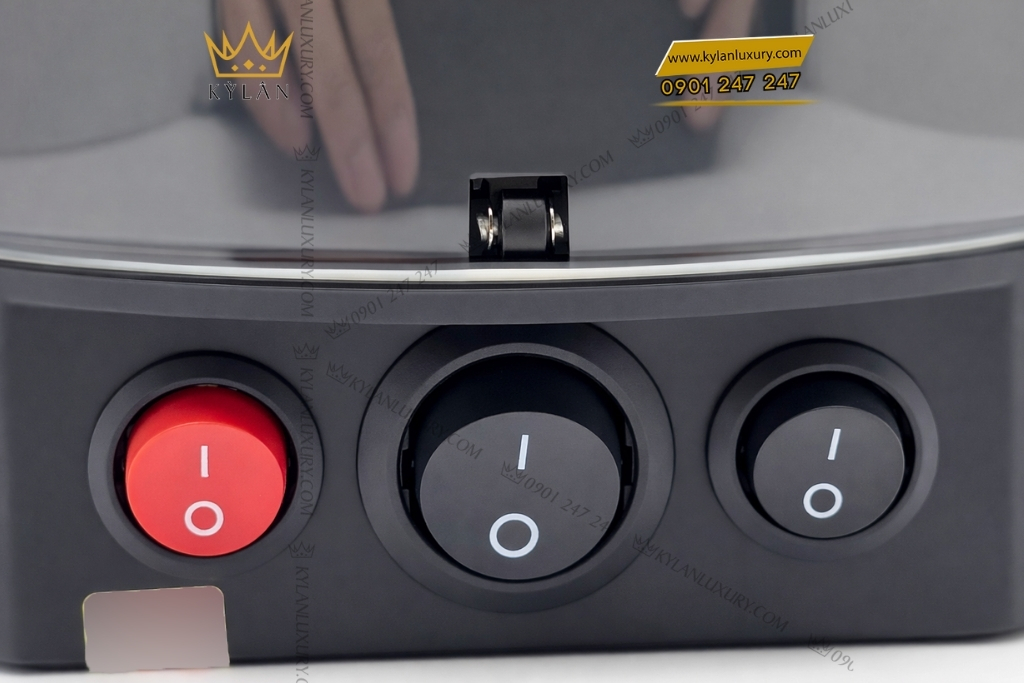 Kỳ Lân Luxury hop xoay dong ho 2 ngan 2 Hộp xoay đồng hồ 2 ngăn