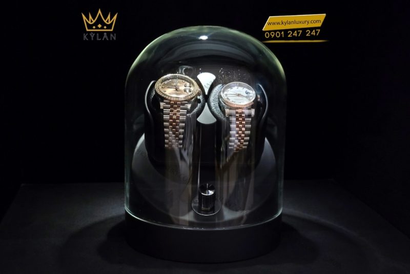 Hộp xoay đồng hồ 2 ngăn