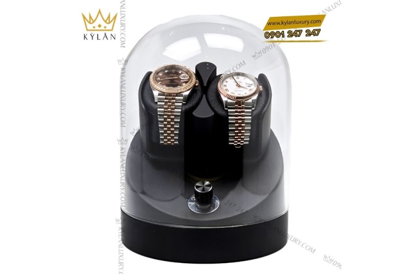 Hộp xoay đồng hồ 2 ngăn