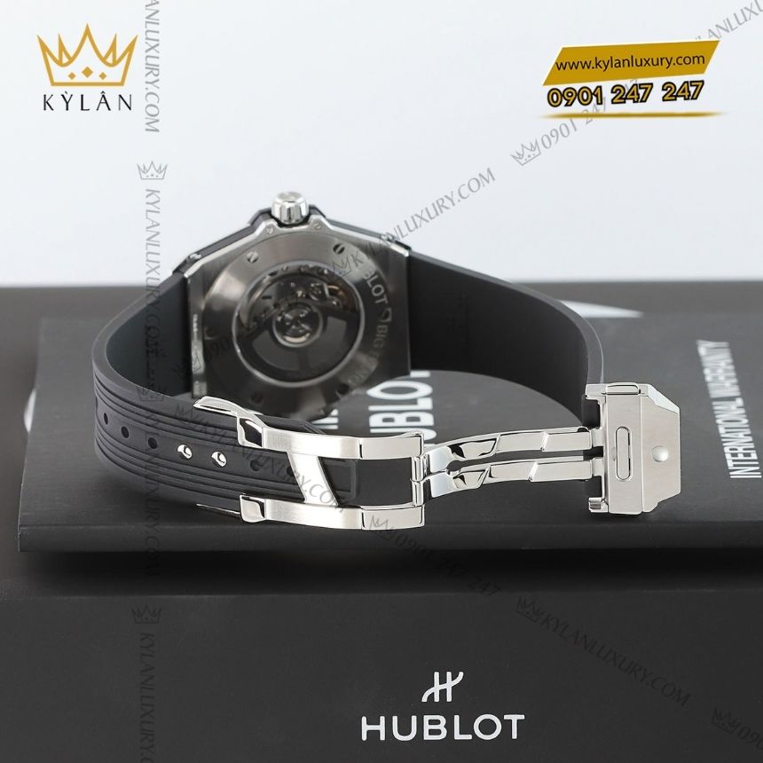 Kỳ Lân Luxury hublot big bang one click steel black diamonds 33mm 7 Đồng hồ Hublot Big Bang One Click Steel Black Diamonds 33mm
