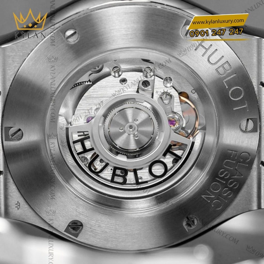 Kỳ Lân Luxury hublot classic fusion 2 Đồng hồ Hublot Classic Fusion Titanium 45mm dây da cá