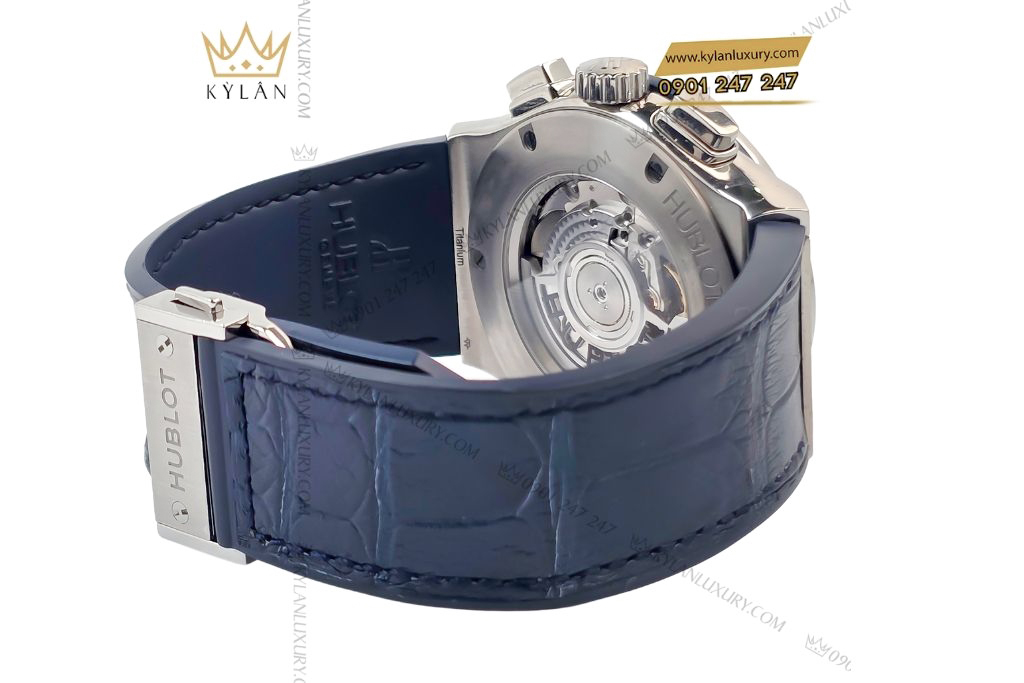 Kỳ Lân Luxury hublot classic fusion blue custom diamond 10 Đồng hồ Hublot Classic Fusion Titanium Blue Custom Diamond 42mm