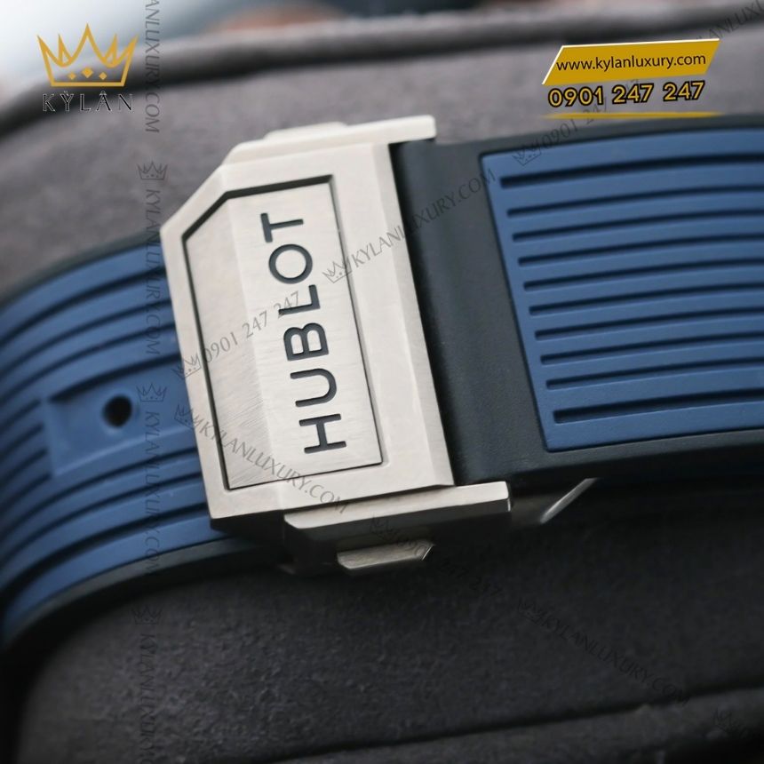 Kỳ Lân Luxury hublot unico titanium blue ceramic 42mm 441 nl 5171 rx 9 Đồng hồ Hublot Big Bang Unico Titanium Blue Ceramic 42mm