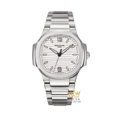 Đồng hồ Patek Philippe Nautilus thép mặt trắng 7118/1A-010