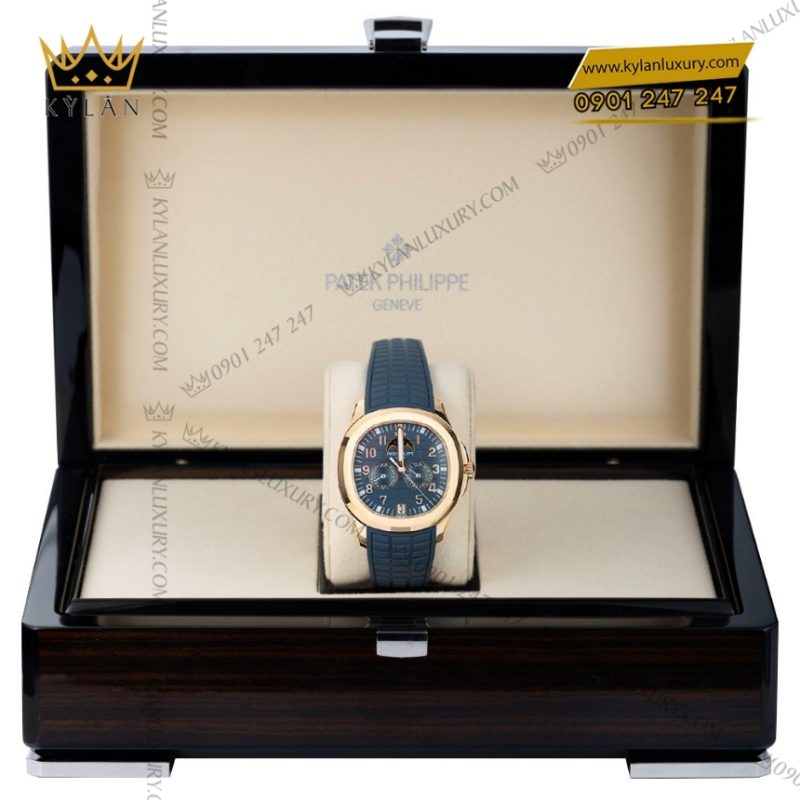 Đồng hồ Patek Philippe Aquanaut mặt xanh xám 5261R-001