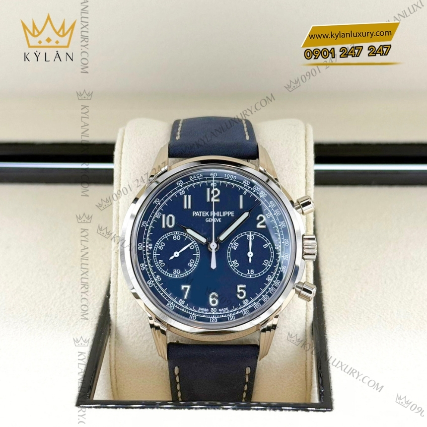 Kỳ Lân Luxury patek philippe complications 5172g 001 5 Đồng hồ Patek Philippe Chronograph mặt số xanh dương 5172G-001