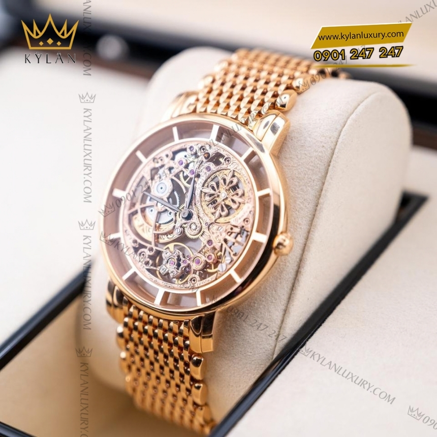 Kỳ Lân Luxury patek philippe complications 5180 1r 001 2 Đồng hồ Patek Philippe Complications Skeleton vàng khối 5180/1R-001