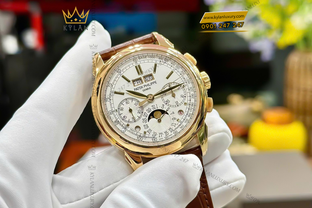 Kỳ Lân Luxury patek philippe grand complications 5270j 001 6 Đồng hồ Patek Philippe Grand Complications vàng vàng 5270J-001