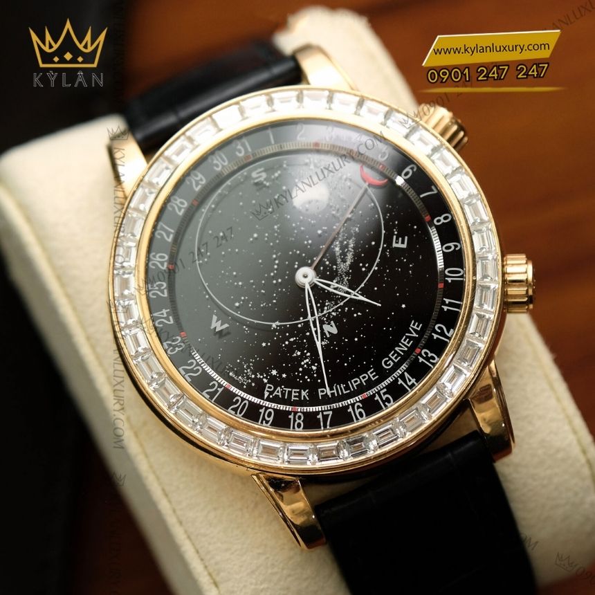 Kỳ Lân Luxury patek philippe grand complications 6104r 001 2 Đồng hồ Patek Philippe thiên văn vành kim 6104R-001