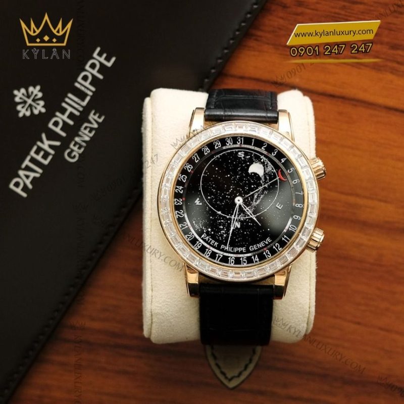 Đồng hồ Patek Philippe thiên văn vành kim 6104R-001