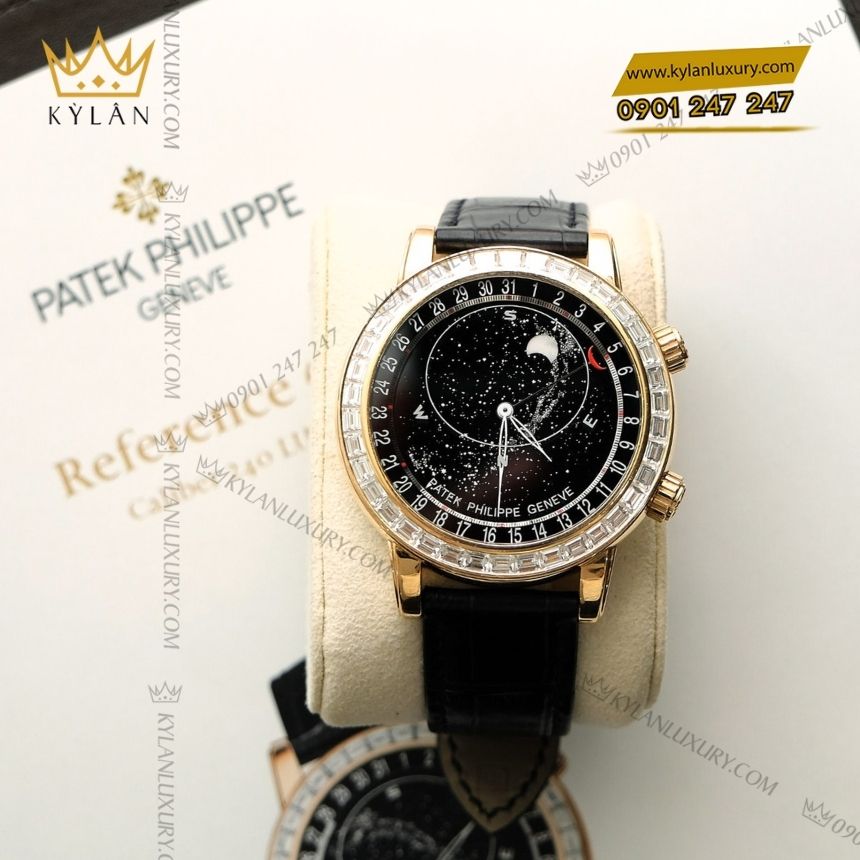 Kỳ Lân Luxury patek philippe grand complications 6104r 001 6 Đồng hồ Patek Philippe thiên văn vành kim 6104R-001