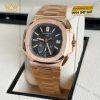Đồng hồ Patek Philippe Nautilus vàng hồng mặt số đen 5980/1R-001