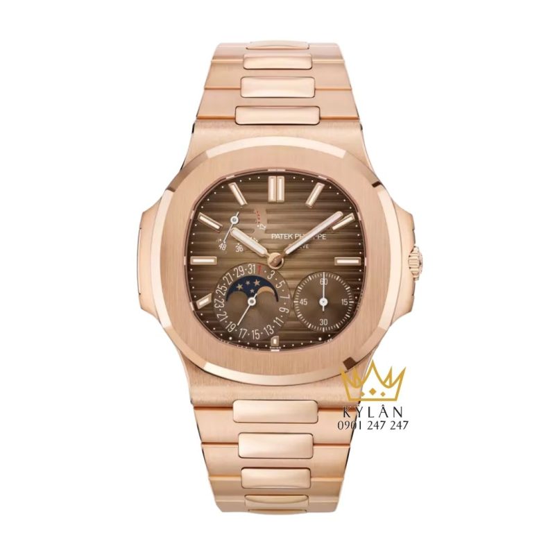 Đồng hồ Patek Philippe Nautilus vàng hồng mặt số nâu 5712/1R-001