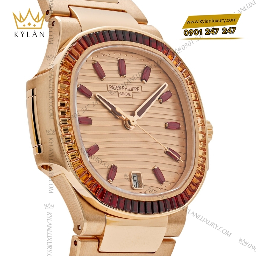 Kỳ Lân Luxury patek philippe nautilus vang hong 7118 1300r 001 5 Đồng hồ Patek Philippe Nautilus vàng hồng 7118/1300R-001