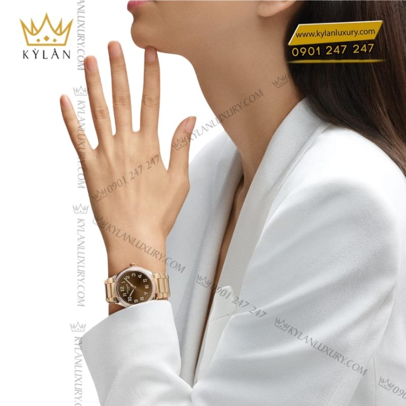 Đồng hồ Patek Philippe Twenty~4 mặt nâu sunburst 7300/1200R-001