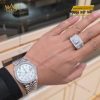 Đồng hồ Rolex Datejust 36 126284RBR-0011 mặt khảm trai, bezel đính kim cương