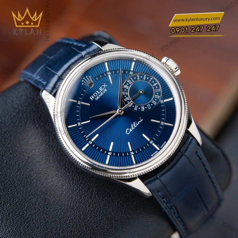 Đồng hồ Rolex Cellini Date vàng trắng 50519-0011