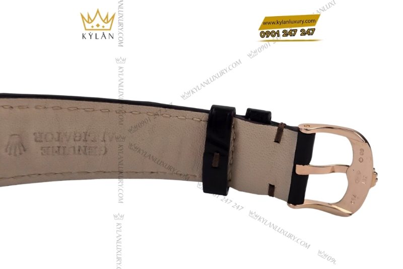 Đồng hồ Rolex Cellini Dual Time 50525-009 mặt số Chocolate