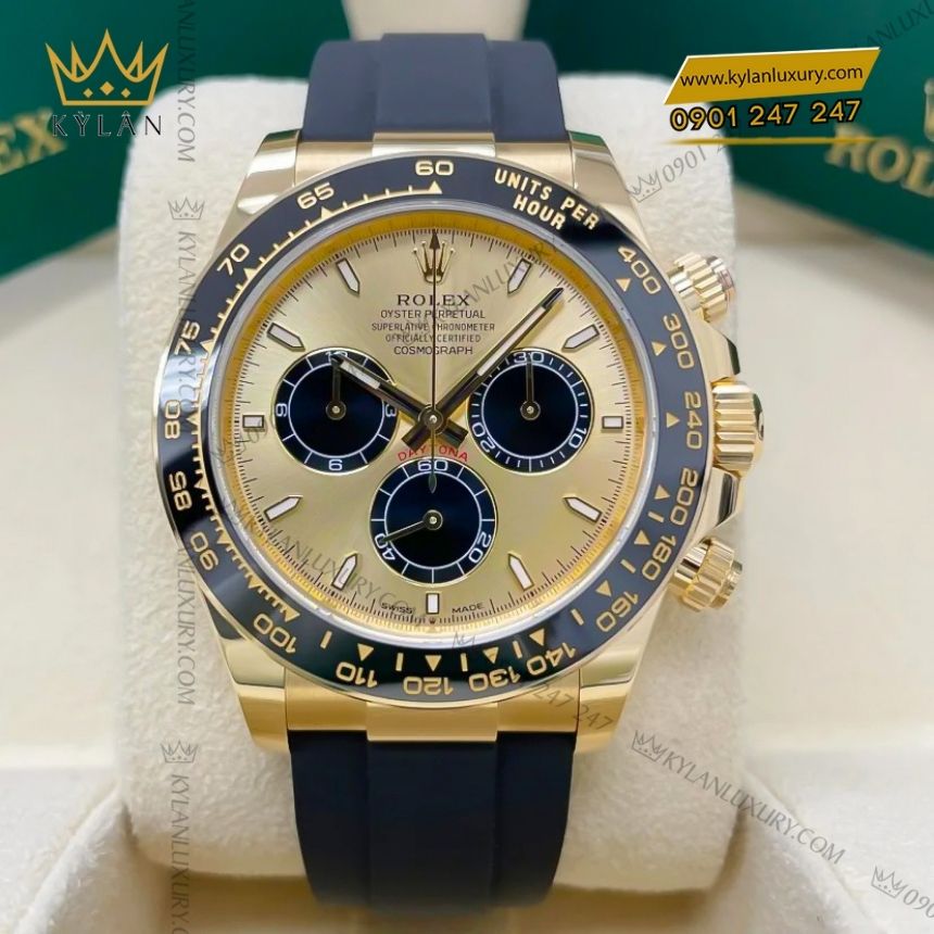 Kỳ Lân Luxury rolex cosmograph daytona 116518ln 0012 1 Đồng hồ Rolex Cosmograph Daytona vàng vàng 126518LN-0012