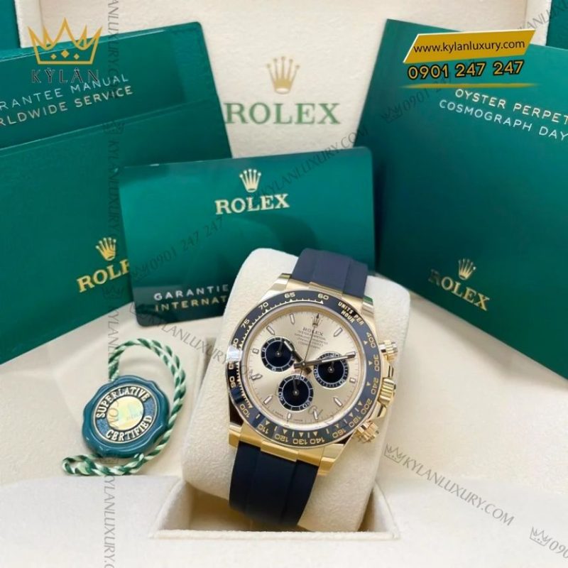 Đồng hồ Rolex Cosmograph Daytona vàng vàng 126518LN-0012