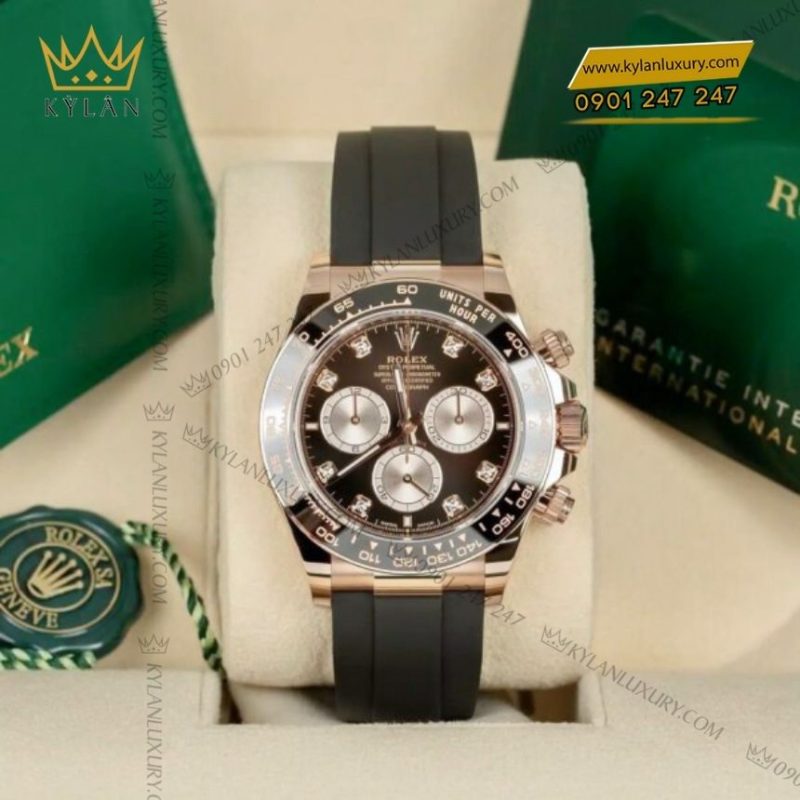 Đồng hồ Rolex Cosmograph Daytona 126515LN-0004 cọc số kim cương