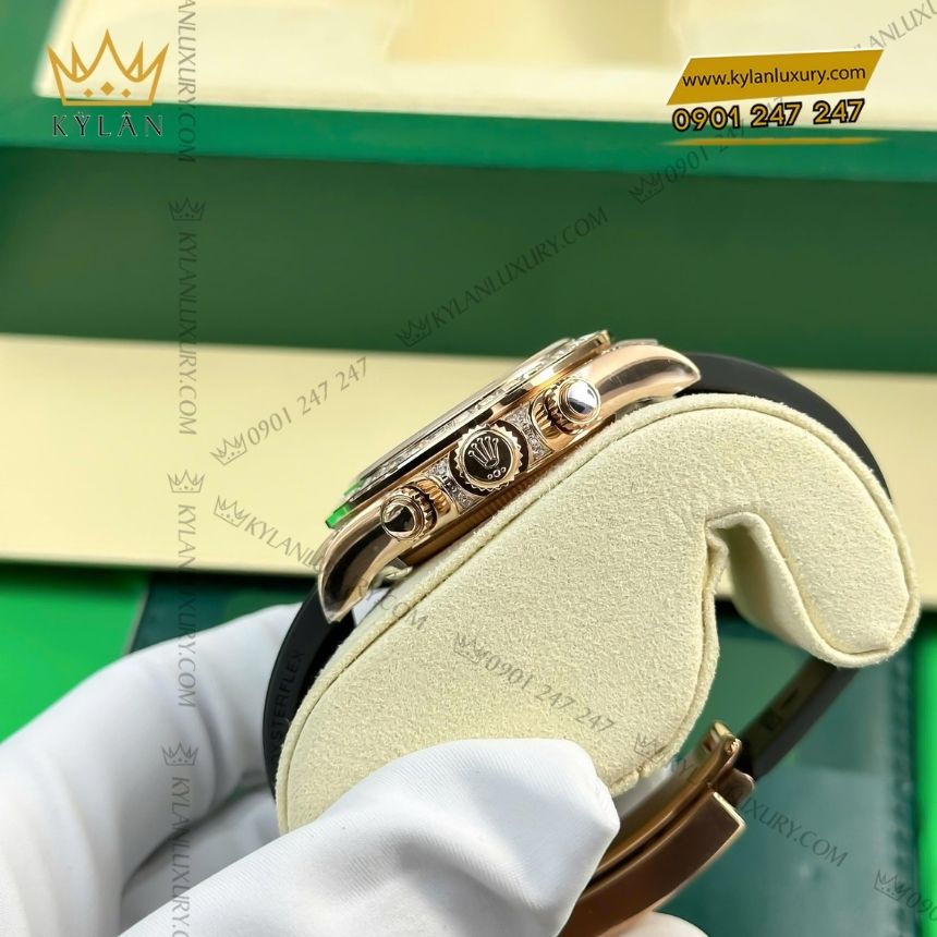 Kỳ Lân Luxury rolex cosmograph daytona 126535tbr 0002 2 Đồng hồ Rolex Cosmograph Daytona 40 126535TBR-0002 mặt số Sundust