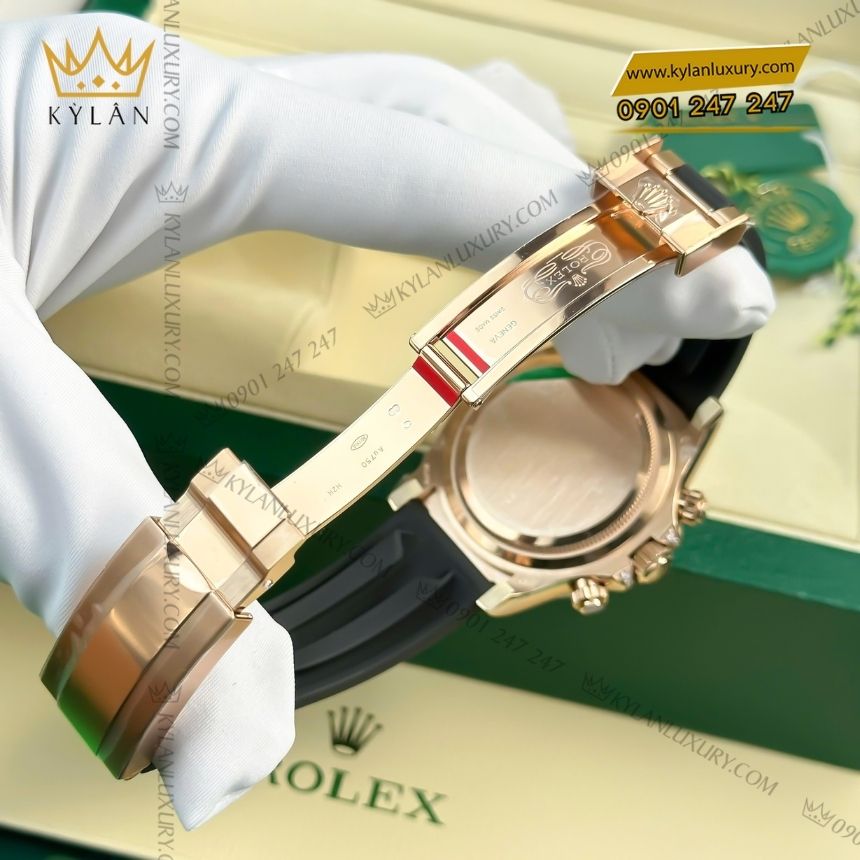 Kỳ Lân Luxury rolex cosmograph daytona 126535tbr 0002 5 Đồng hồ Rolex Cosmograph Daytona 40 126535TBR-0002 mặt số Sundust