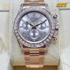 Đồng hồ Rolex Daytona mặt sundust đính kim cương 126595TBR