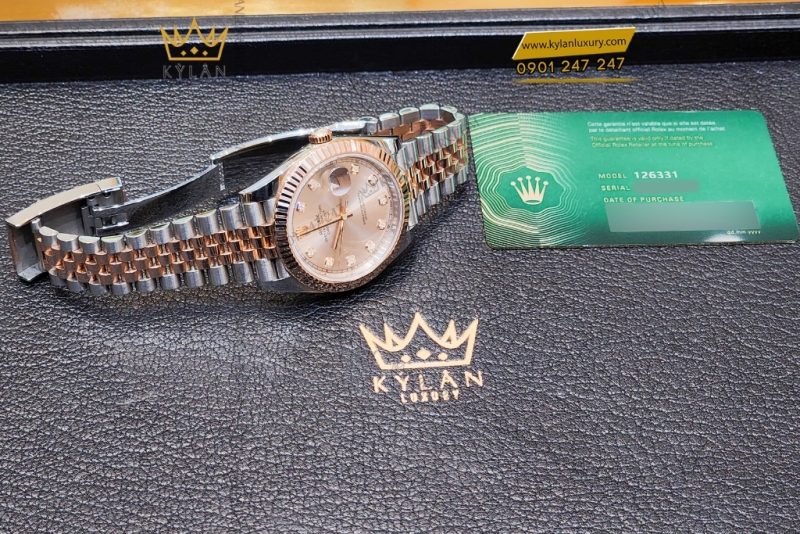 Đồng hồ Rolex Datejust 41 126331-0008 Mặt Số Sundust