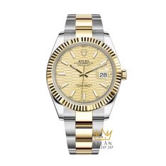 Đồng hồ Rolex Datejust 41 mặt xếp gạch vàng 126333-0021