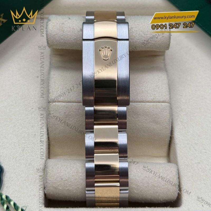 Đồng hồ Rolex Datejust 41 mặt xếp gạch vàng 126333-0021
