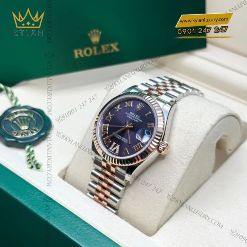 Đồng hồ Rolex Datejust 31 tím La Mã 278271-0020