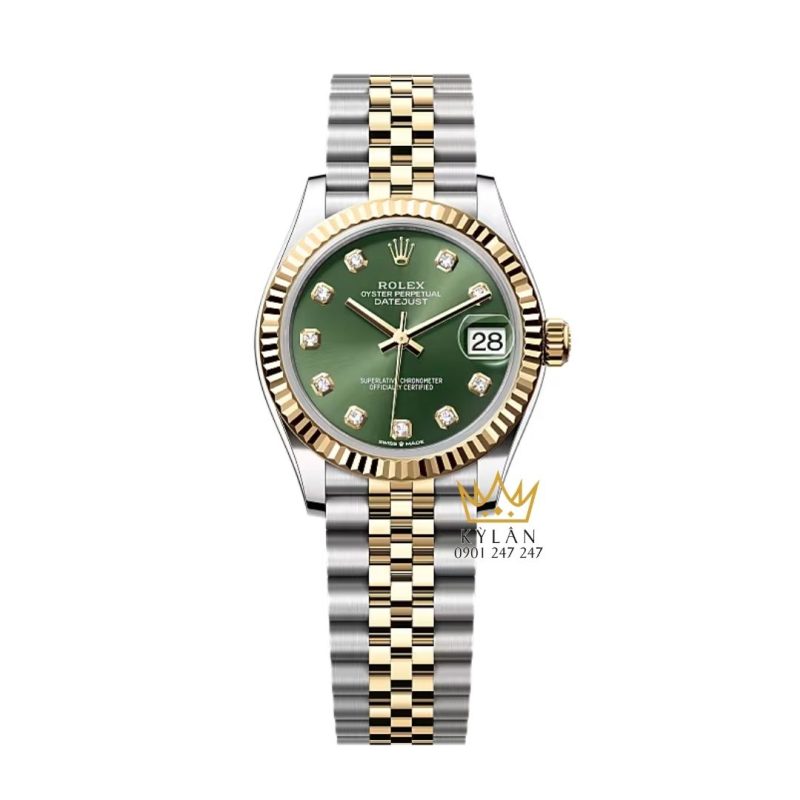 Đồng hồ Rolex Datejust 31 olive kim cương 278273-0030