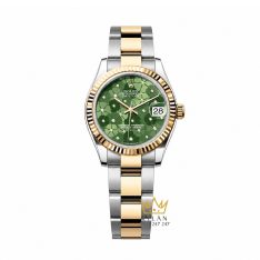 Đồng hồ Rolex Datejust 31 mặt số floral xanh olive 278273-0031