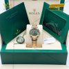 Đồng hồ Rolex Datejust 31 mặt số floral xanh olive 278273-0031