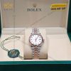Đồng hồ Rolex Datejust 31 278271-0016 màu bạc, cọc số nạm kim cương