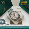 Đồng hồ Rolex Datejust 36 mặt lá cọ vàng 126233-0043