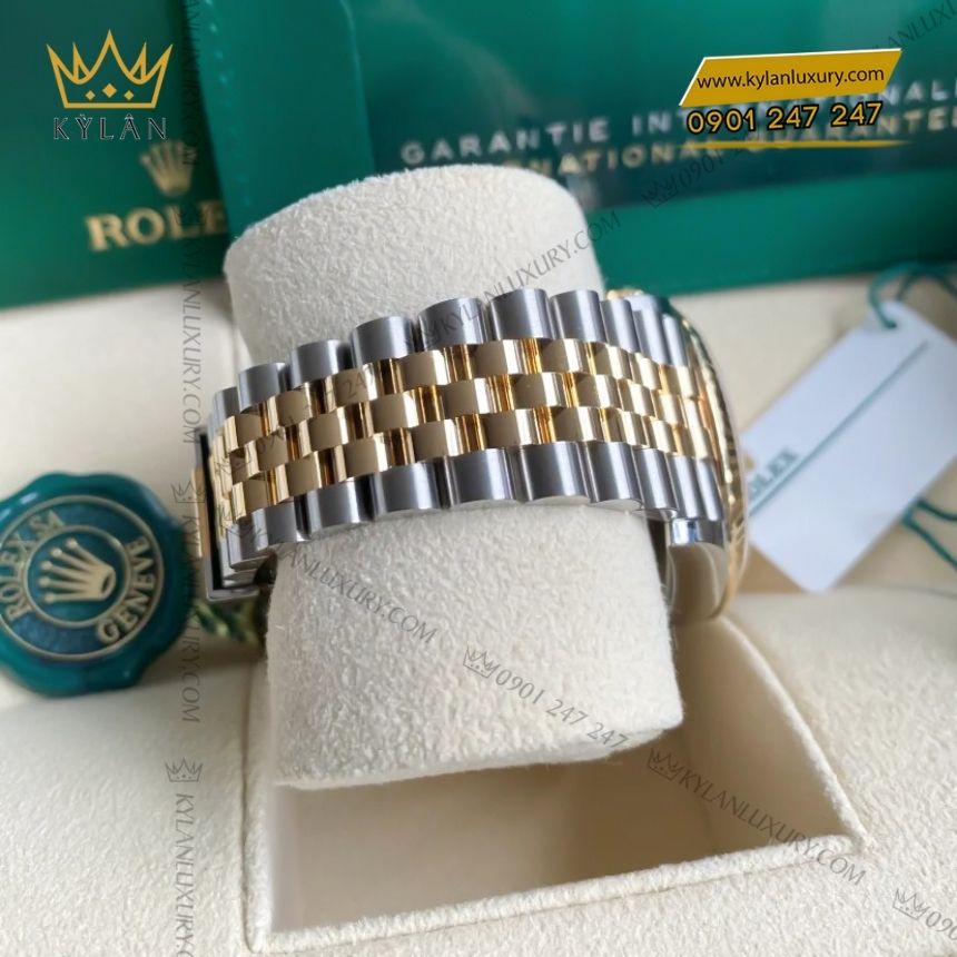 Kỳ Lân Luxury rolex datejust 36 126233 0045 2 Rolex Datejust 36 demi vàng vàng 126233-0045