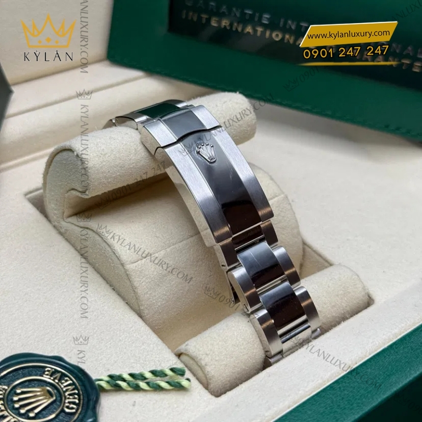 Kỳ Lân Luxury rolex datejust 36 126284rbr 0044 xanh mint vanh kim 5 Đồng hồ Rolex Datejust 36 mặt xanh mint vành kim 126284RBR-0044