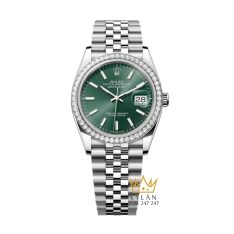 Đồng hồ Rolex Datejust 36 mặt xanh mint vành kim 126284RBR-0043