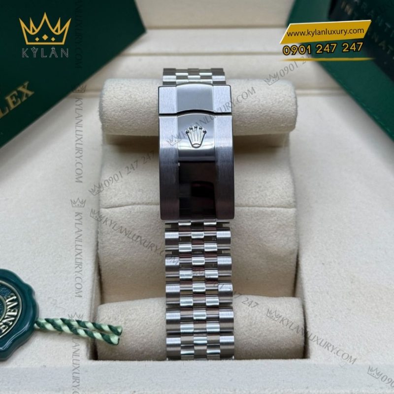 Đồng hồ Rolex Datejust 36 mặt xanh mint vành kim 126284RBR-0043