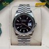 Đồng hồ Rolex Datejust 36 mặt đen cọc dạ quang 126234-0015
