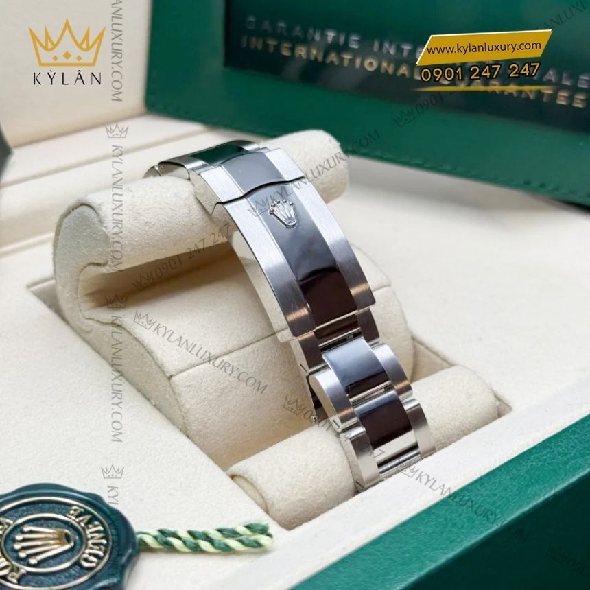 Kỳ Lân Luxury rolex datejust 36 xanh duong 126200 0006 3 Đồng hồ Rolex Datejust 36 xanh dương vành trơn 126200-0006