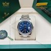 Đồng hồ Rolex Datejust 36 xanh dương vành trơn 126200-0006