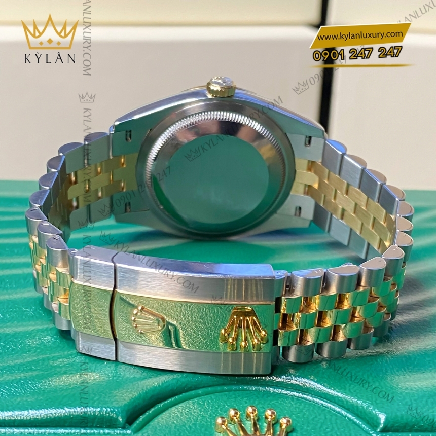 Kỳ Lân Luxury rolex datejust 41 126333 0022 champagne nep gap 3 Đồng hồ Rolex Datejust 41 champagne nếp gấp 126333-0022