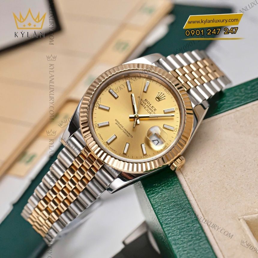 Kỳ Lân Luxury rolex datejust 41 champagne 126333 0010 9 Đồng hồ Rolex Datejust 41 Champagne 126333-0010