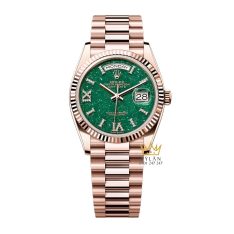 Đồng hồ Rolex Day Date 36 Aventurine kim cương 128235-0068