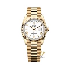 Đồng hồ Rolex Day Date 36 mặt trắng cọc La Mã 128238-0113