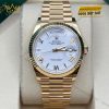 Đồng hồ Rolex Day Date 36 mặt trắng cọc La Mã 128238-0113
