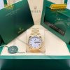 Đồng hồ Rolex Day Date 36 mặt trắng cọc La Mã 128238-0113